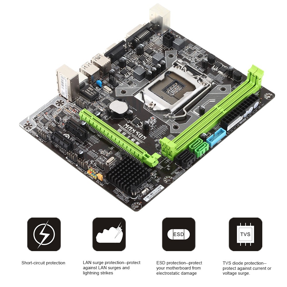 Maxsun Ms B250md4 Turbo Lga1151 B250 Ddr4 2 Slot Vga Pci E M2 Temukan 