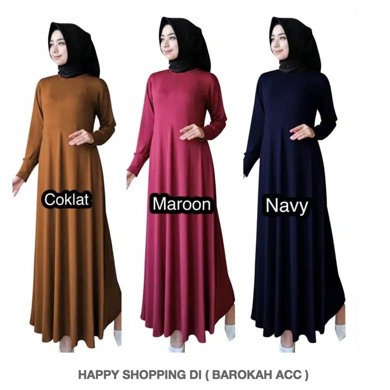 GAMIS JERSEY POLOS BUSUI PREMIUM / GAMIS JERSEY ADEM