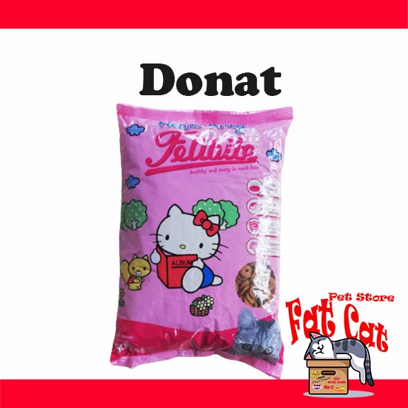 Felibite makanan kucing   Felibite ikan/donat 500 gram