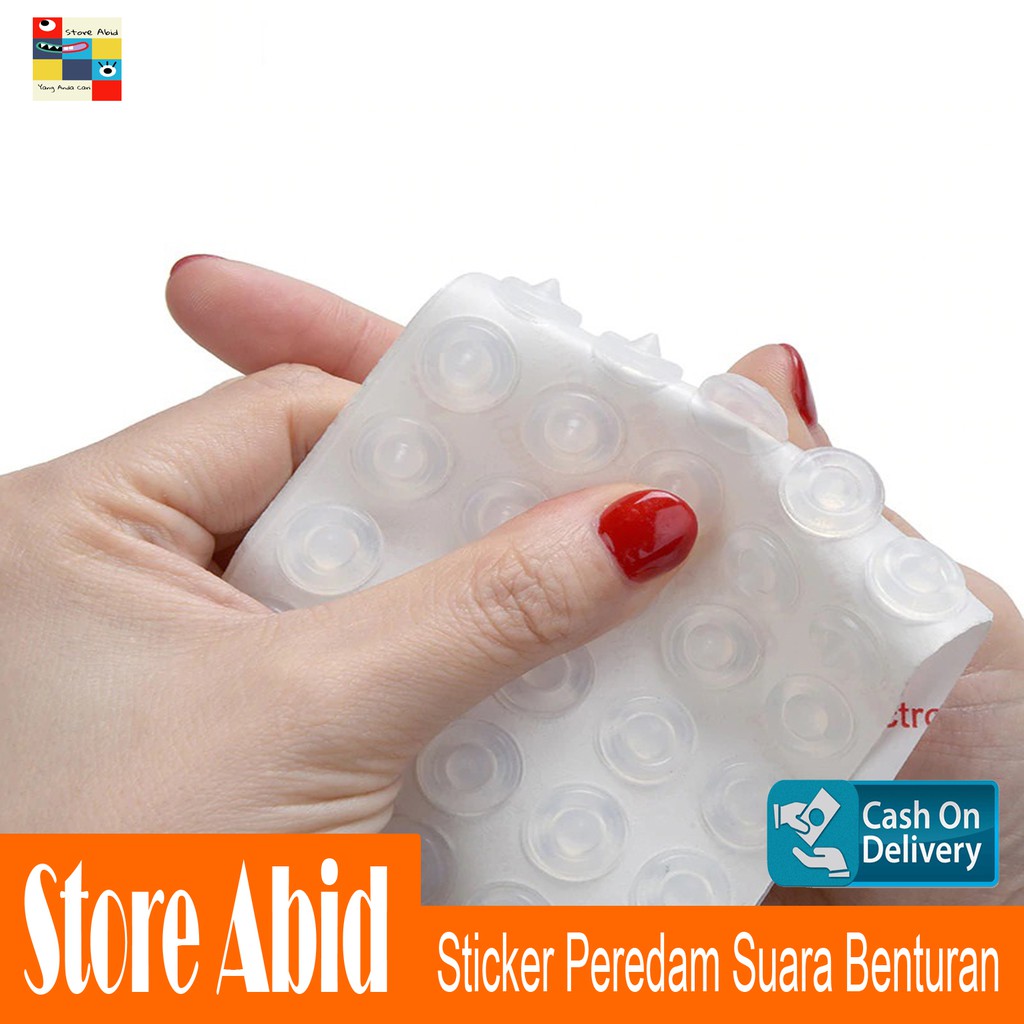 Door Stops Silicone Pads Sticker Peredam Suara Benturan Pintu Dinding