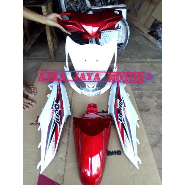 Full body Halus Honda Beat Fi ESP tahun 2015 Putih Merah