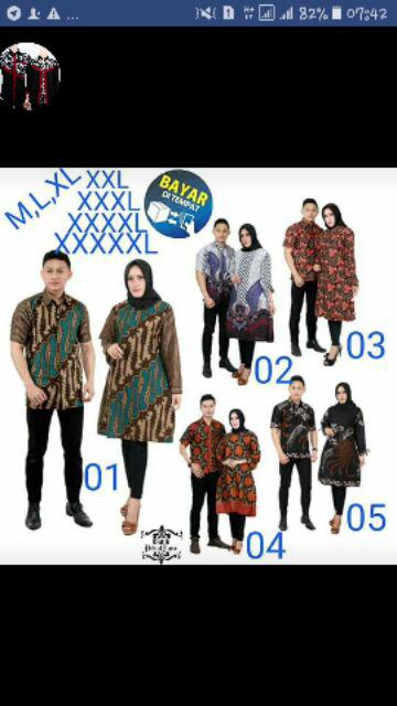 [ Bisa Cod ] Best Deal Promosi Batik Couple Baju Batik Seragam By Batikid Vol 002