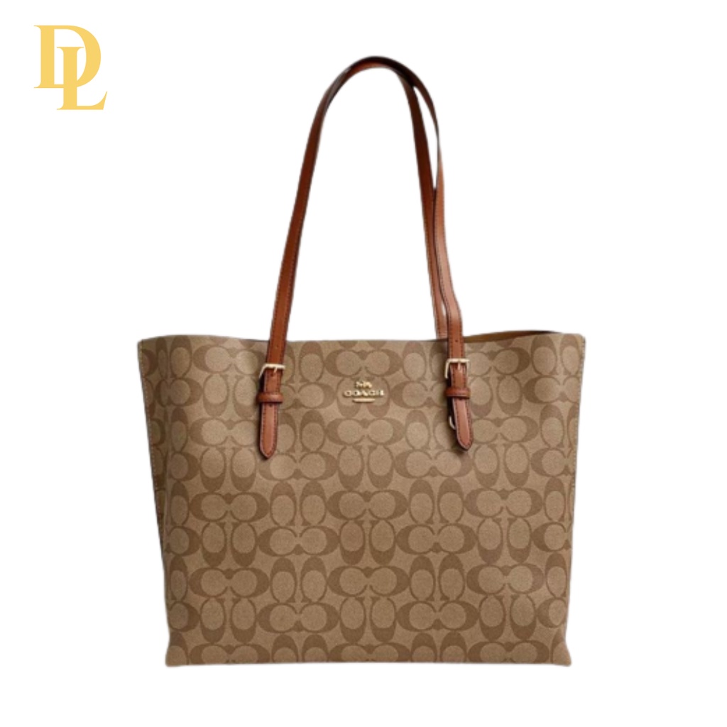 Coach Tote in Signature Canvas Mollie Khaki (C1665)