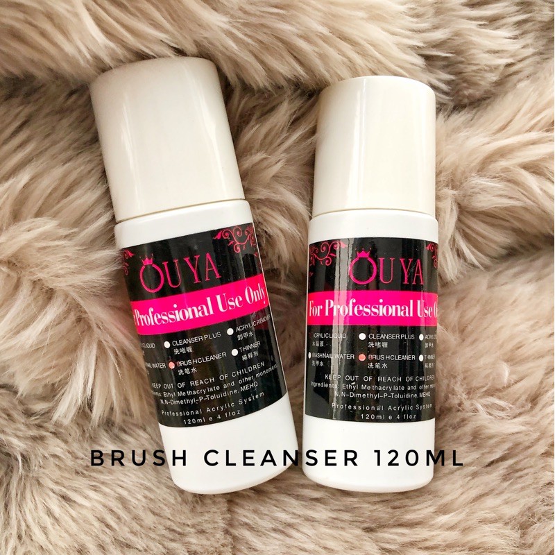 OUYA BRUSH CLEANSER / cairan pembersih kuas nailart nail gel polish