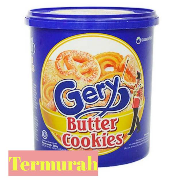 Jual Gery Butter Cookies Biru (Kue Lebaran) Indonesia