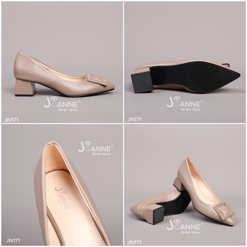 RESTOCK!! [ORIGINAL] JOANNE Heels Shoes Sepatu Kerja Wanita #JN171