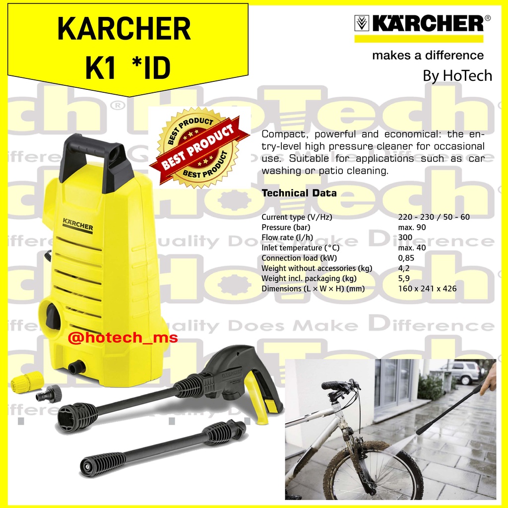 Karcher K1 | K 1 | K1 | Karcher K1 High Pressure Cleaner Flash Sale Termurah