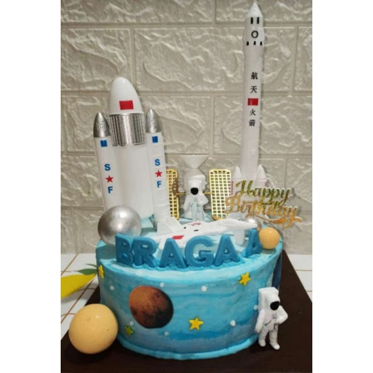 

Free ongkir!! Es krim tart ultah anak Astronot