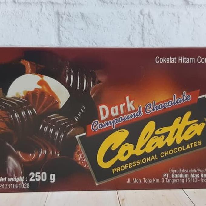 

A47D0 Colatta Dark Compound 250 Gr Coklat Hitam Compound Collata