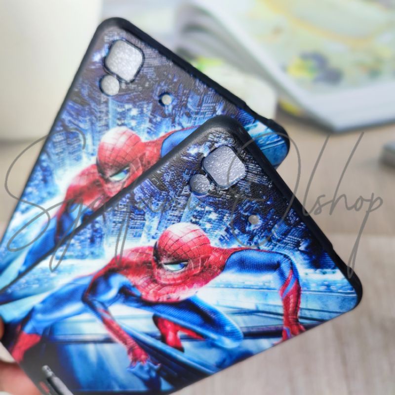 Case OPPO R7 / R7F / R7 Lite  Layar 5 inch Softcase Karakter Spiderman
