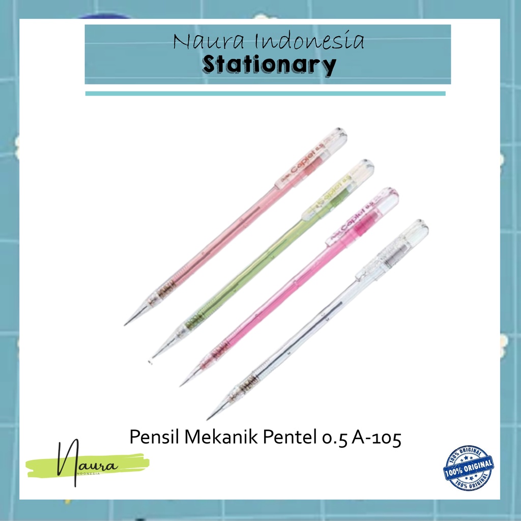 

PENSIL MEKANIK PENTEL 0.5 A-105 | MECHANICAL PENCIL PENTEL