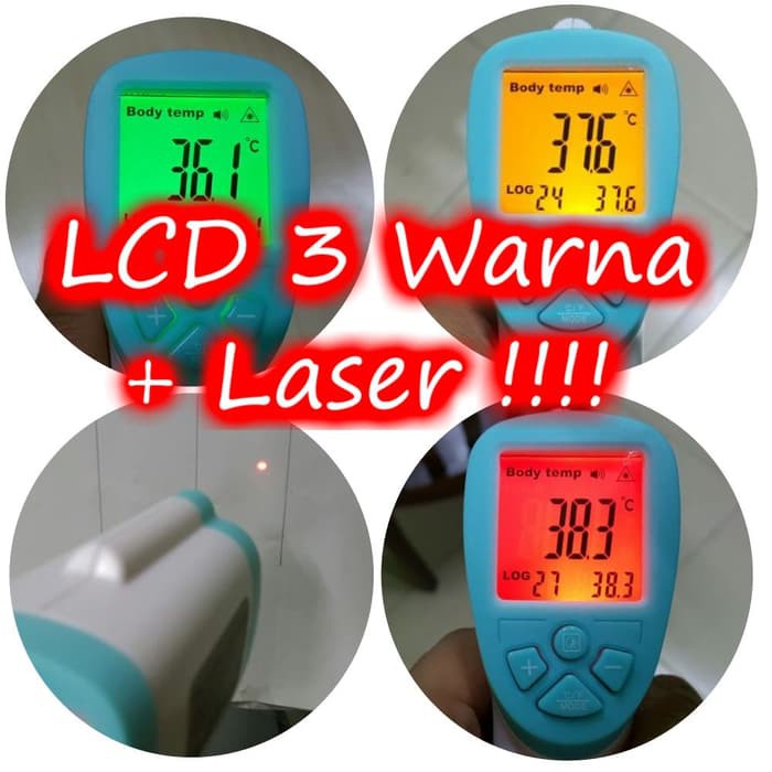 Non Contact Infrared Thermometer IT 122   Termometer Tembak Laser Murah