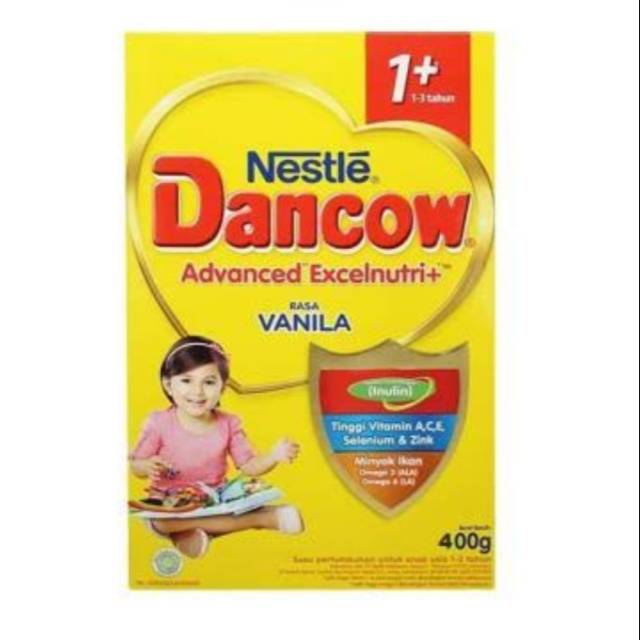 Susu Dancow 1 Plus 400 gr Vanila 1+ 400gr Madu