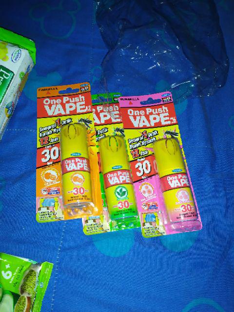 Vape One Push 30days Green Tea/orange/sakura Bloosom 1pc