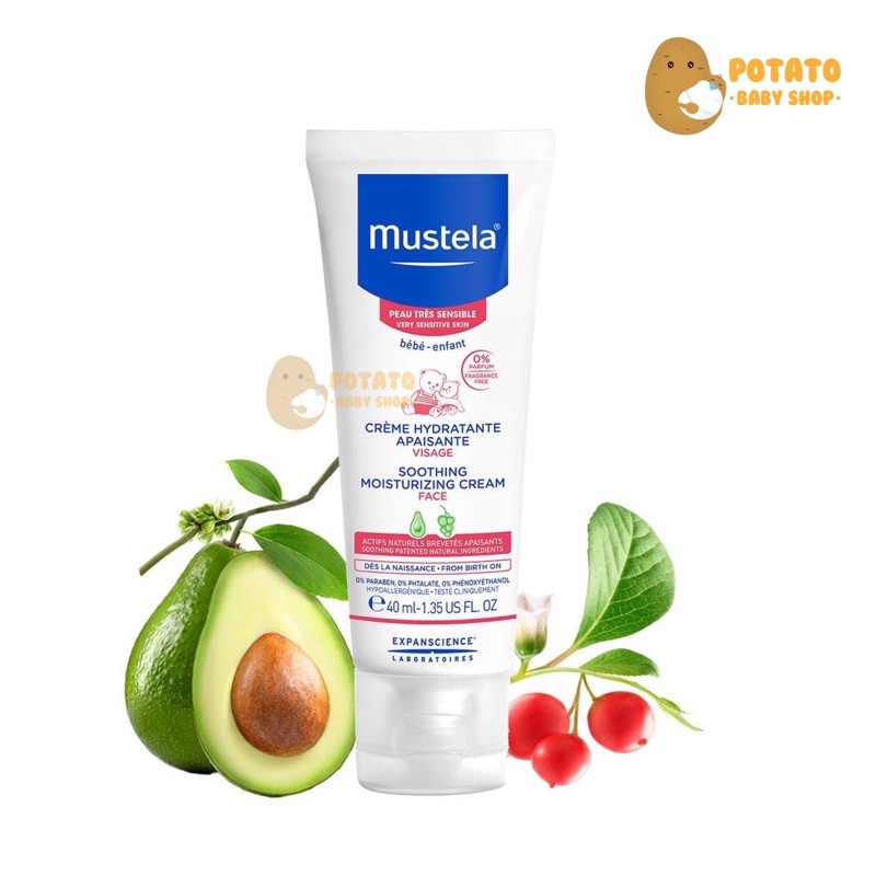 Mustela Very Sensitive Moisturizing Face Cream 40ml