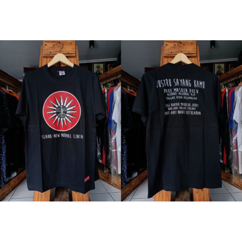 T-shirt Slank//Kaos pendek Slank//Kaos Slank New Normal Cinta//Original Slankers//FungkyJungkyStore