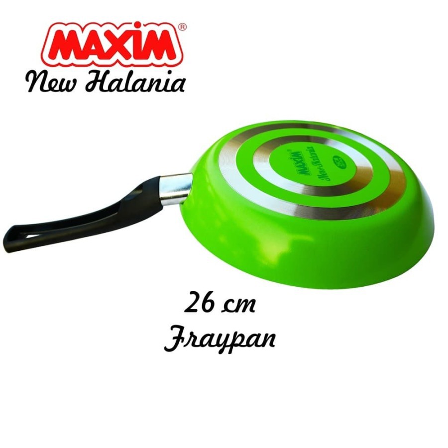 MAXIM Fry Pan Teflon Anti Lengket 26 Cm - FryPan HALANIA