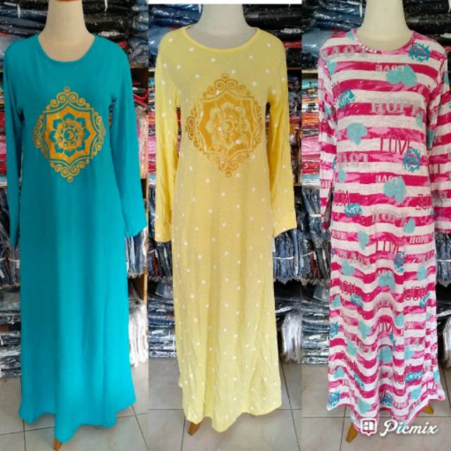 Maxi gamis Spandex rayon