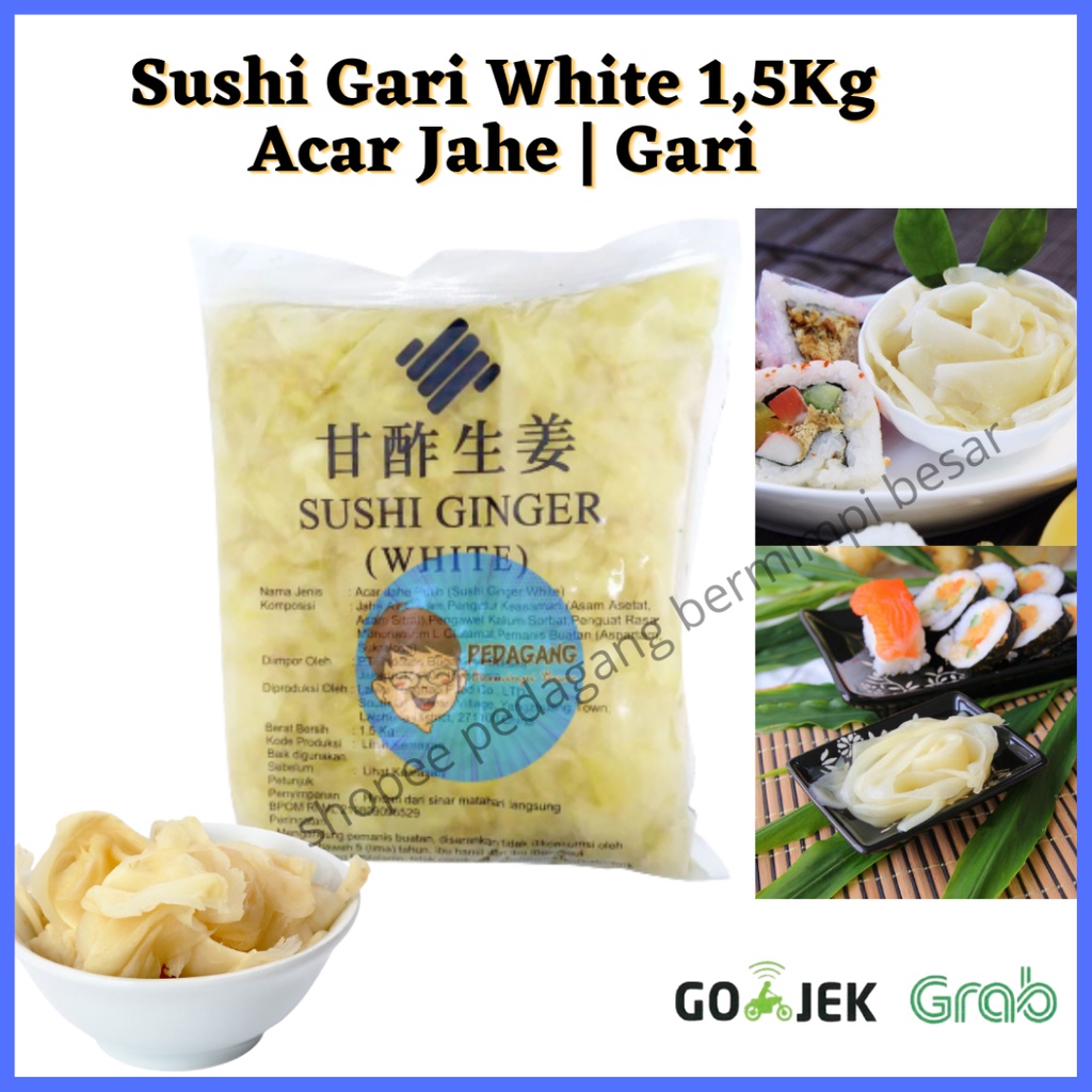 Sushi Gari White 1,5Kg | Acar Jahe | Gari