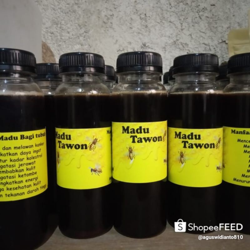 

Madu lebah murni hitam peternakan