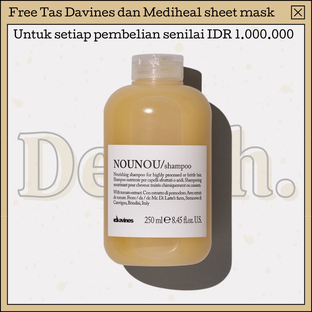 [EXP 2028] Davines - NOUNOU Shampoo 250ml Nou Nou