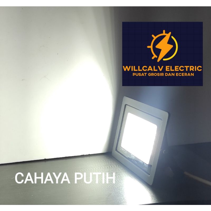 LAMPU SOROT LED 50W EMICO CAHAYA PUTIH 6500K