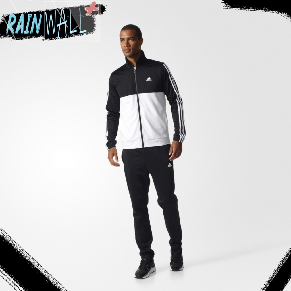 ADIDAS BACK 2 BASICS 3-STRIPES TRACK SUIT JAKET PAKAIAN PRIA ORIGINAL BK4091