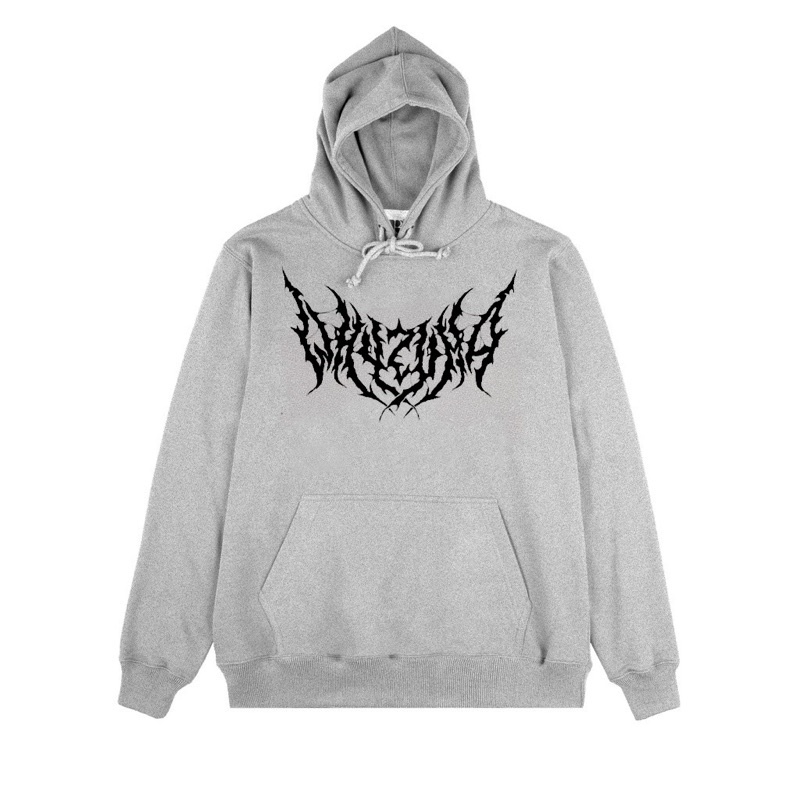 HOODIE PRIA WANITA ORIGINAL WHYZ.LTD WARNA ABU