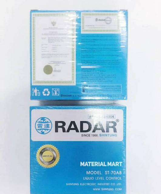 Pelampung Radar Biru Otomatis Shintung ST 70AB Air | Material Mart