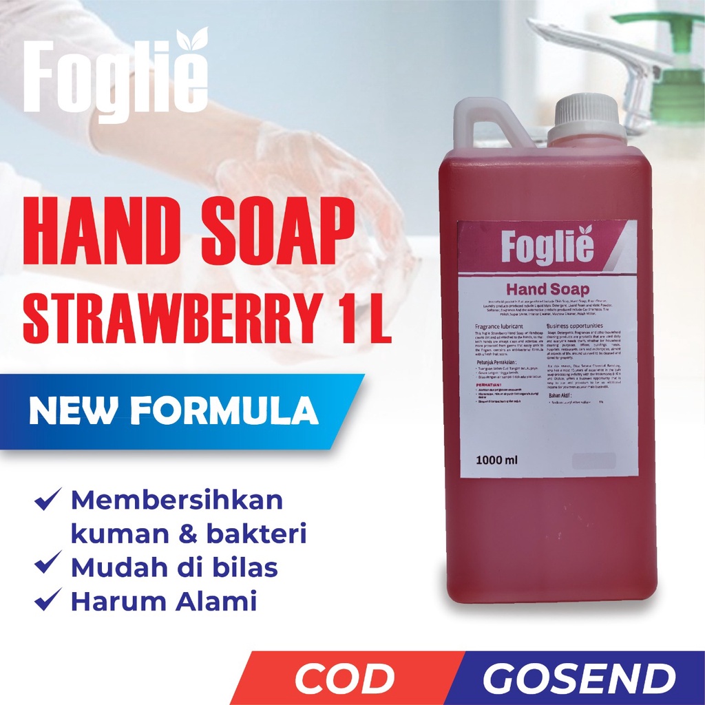 handsoap/sabun cuci tangan Foglie 1 liter