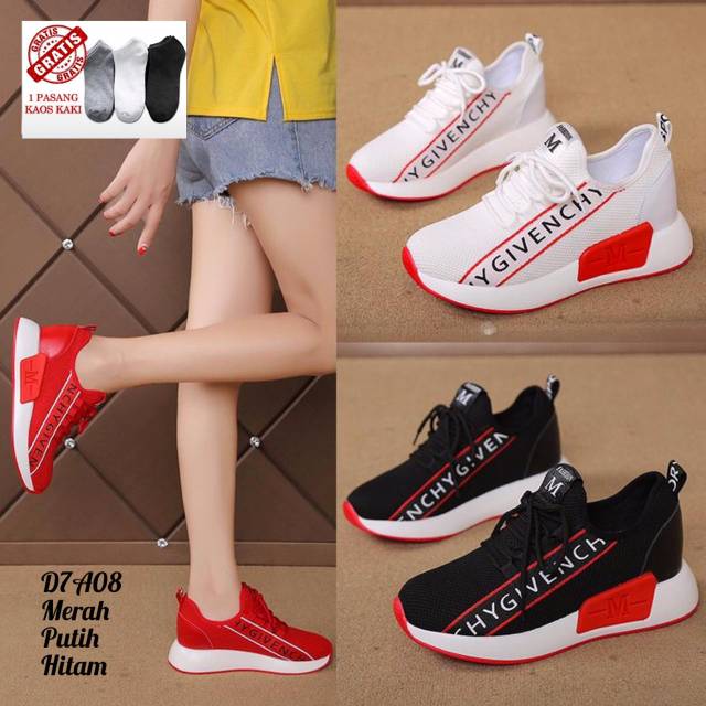 SEPATU WEDGES WANITA IMPOR KOREA D7A08