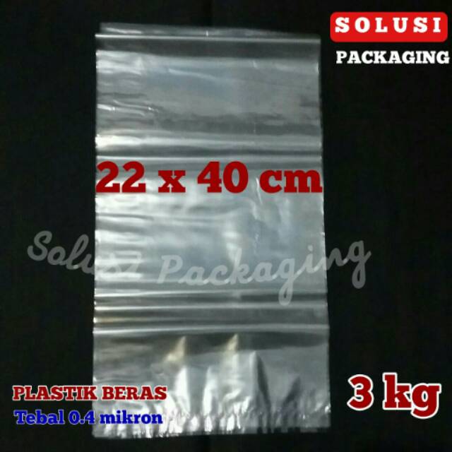 PLASTIK BERAS 3KG/KANTONG BERAS/KARUNG BERAS/SAK