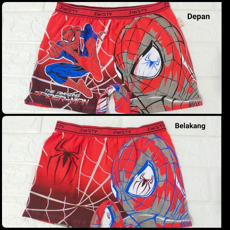 (PREMIUM) Boxer Anak Cowo Motif Karakter