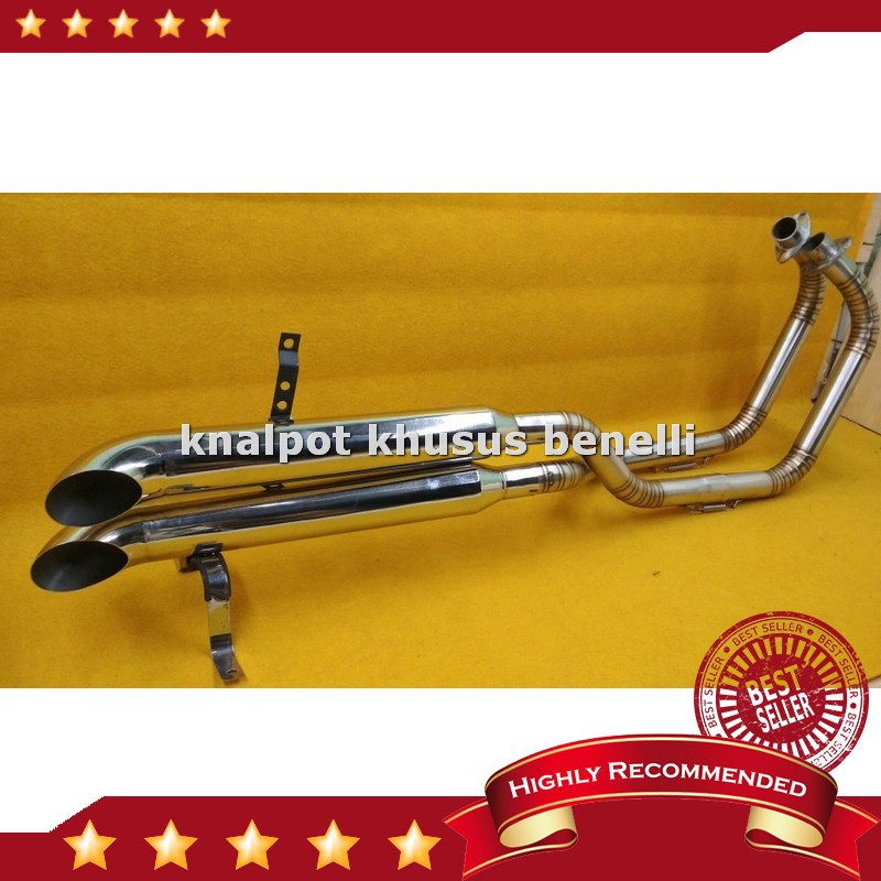 Harga Knalpot Racing Double Titan Full System Benelli Patagonian Eagle 250 Pemasangan PNP