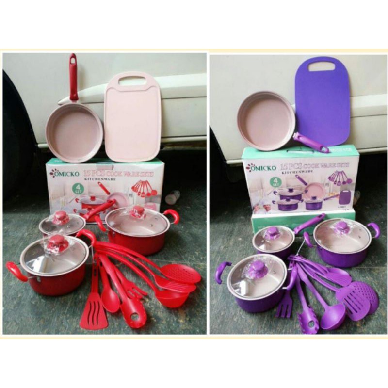 PANCI OMICKO 15 PC MARBLE / PANCI SET TALENAN