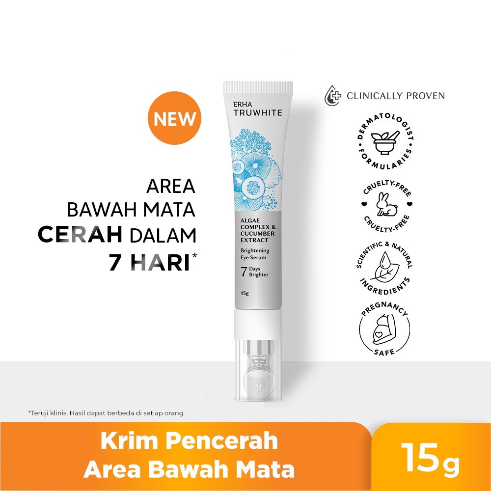 Jual ERHA Truwhite Algae Complex & Cucumber Extract Brightening Eye