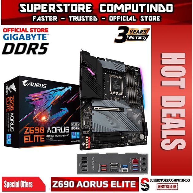 Motherboard Gigabyte Z690 Aorus Elite DDR5 (LGA1700, Z690, USB3.2)