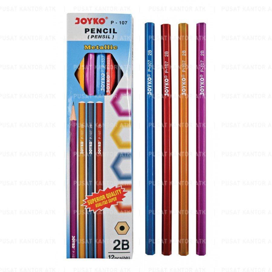 

Pensil / Pencil 2B Joyko P107 Lusinan