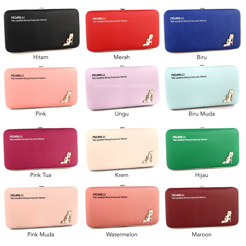 TOKOKOE - Dompet Wanita model Panjang Style Korea muat handphone box wallet Original - Pidanlu