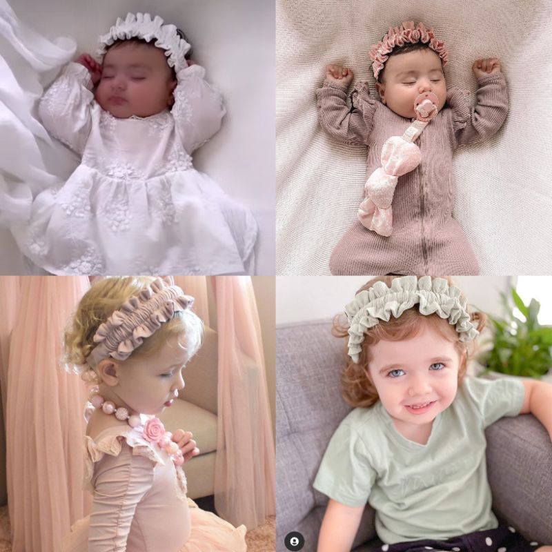 bandana bayi nagita bahan maxmara premium 0-2 tahun