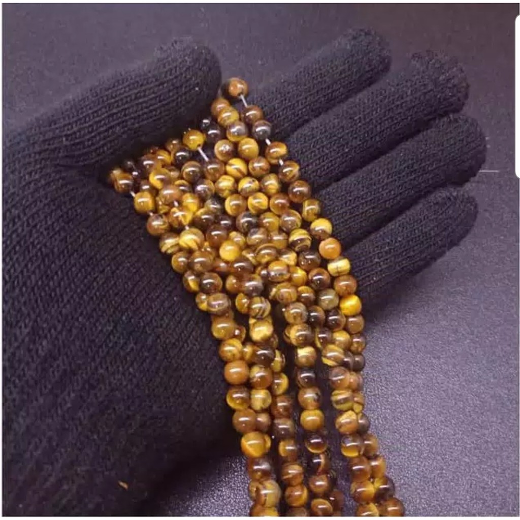 Bahan Aksesoris Tiger Eye / Bahan Gelang Tiger Eye / Bahan Tasbih Tiger Eye / Bahan Kalung Tiger eye