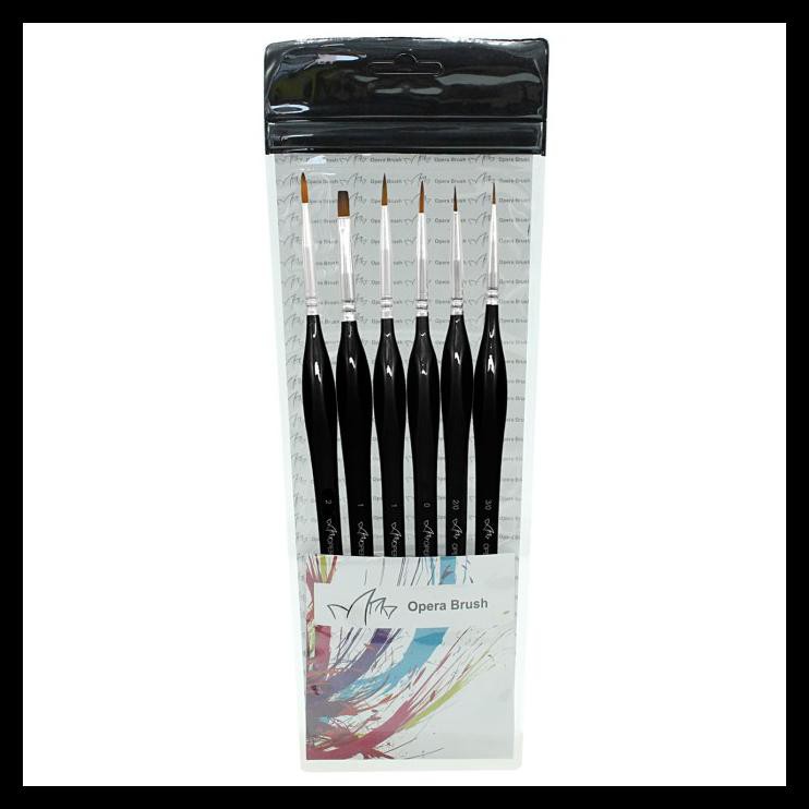 

PROMO OPERA Micro Detail Paint Brush Set, 6 Tiny Professional Brush