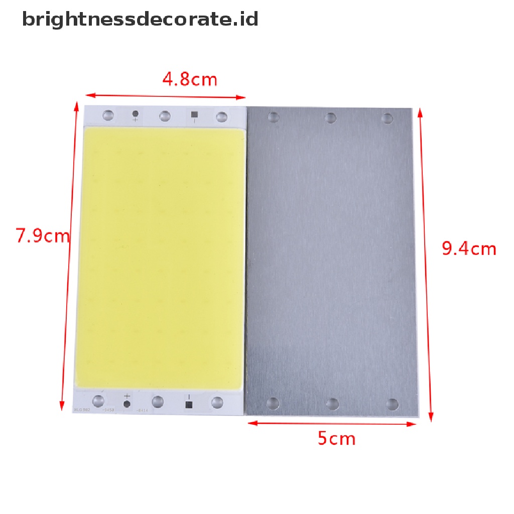 [birth] COB LED Panel Light 94x50MM Ultra Bright Strip Lamp 10W COB Board LED Lamp [ID]