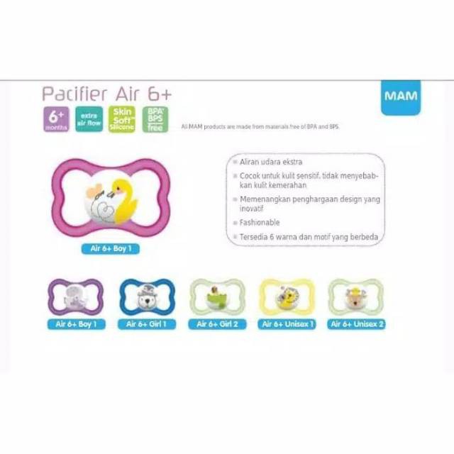 Mam Pacifier Air 6+ Empeng Bayi