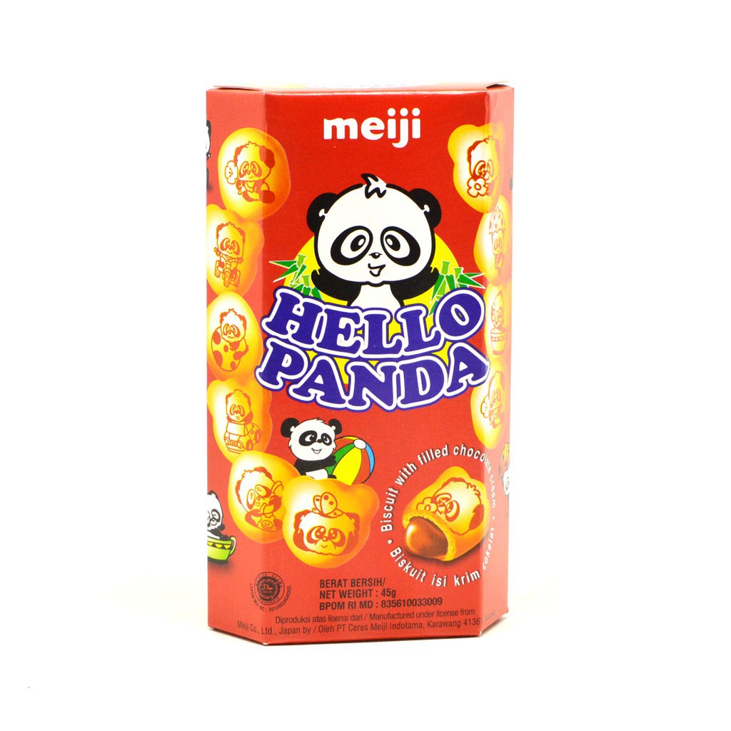 

Meiji HELLO PANDA Coklat 45g