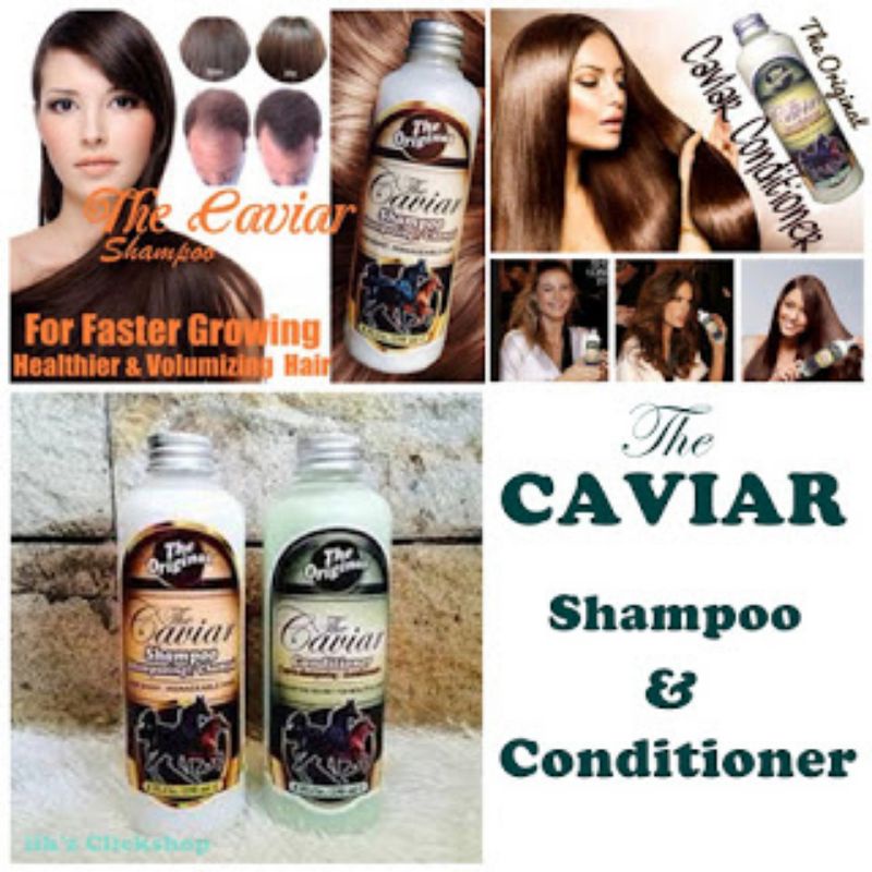 The Caviar Shampo Conditioner ada Barcode Original BERBPOM - Shampo Kuda Pemanjang Rambut