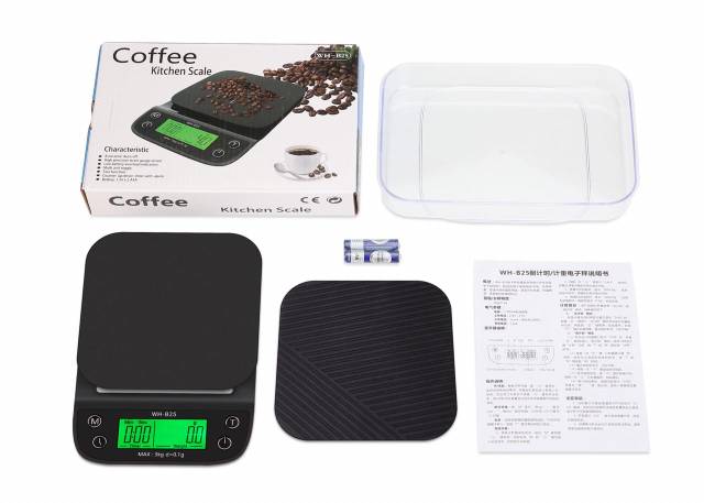 Timbangan Kopi Digital Coffee Scale Timer WH-B25 3kg 0.1g