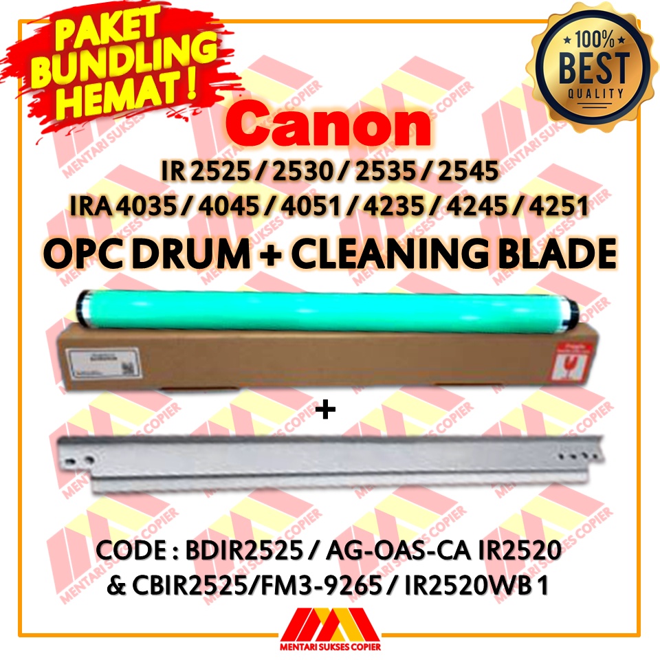 PAKET OPC DRUM CLEANING BLADE CANON IR2525 2535 IRA4035 4051 4245 4251