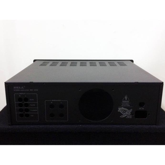 box bell mc-200 stereo power amplifier wau1