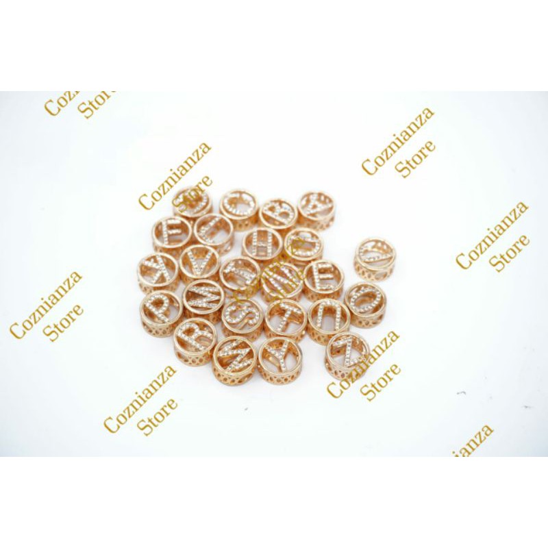 Liontin Huruf Liontin Nama Pembatas Gelang Huruf Emas Liontin Xuping